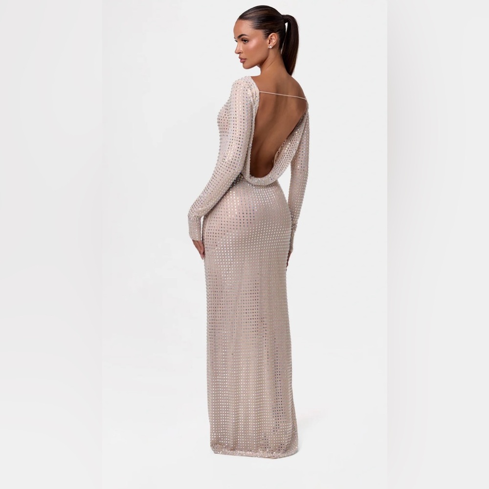 NWT Naked Wardrobe CRYSTAL GOWN - BRAND NEW & NEVER WORN